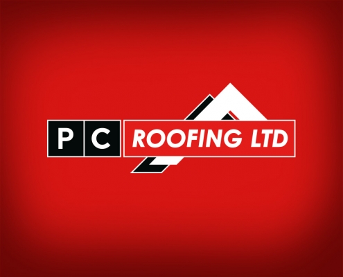 PC Roofing Logo Design