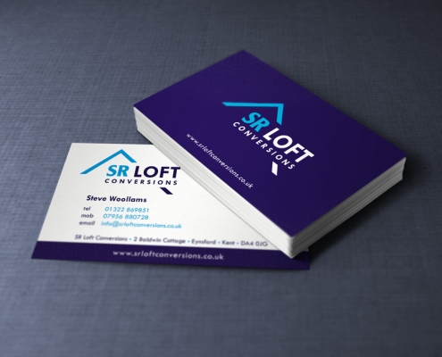 SR Lofts Business Card Design