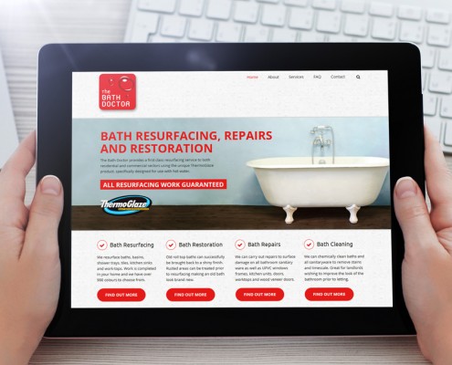 Bath Doctor Web Design