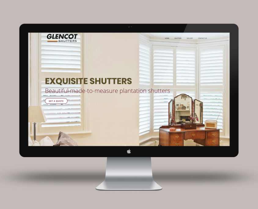 Glencot Shutters Web Design Essex