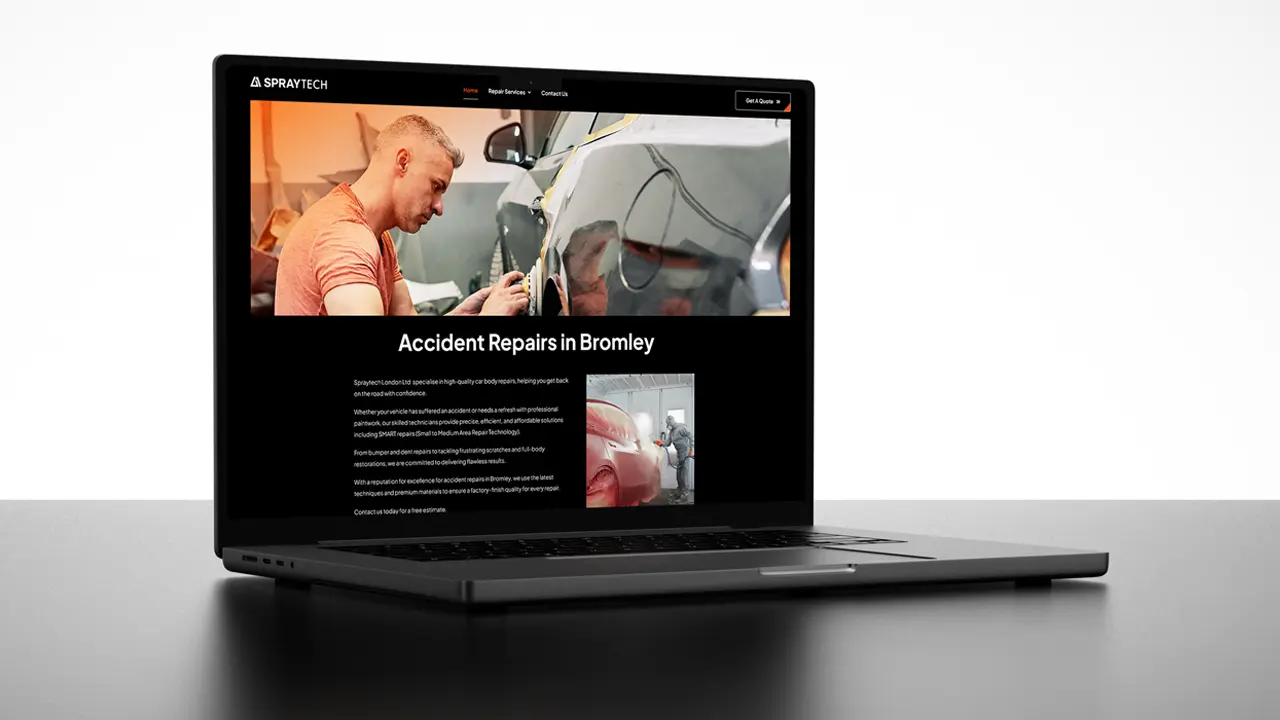 A1 Spraytech Web Design Bromley